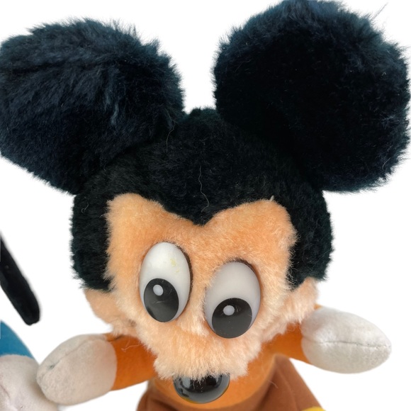 Vintage Disney Mickeys Christmas Carol Mickey Mouse Goofy Small Plush Stuffed 2 - Picture 9 of 16